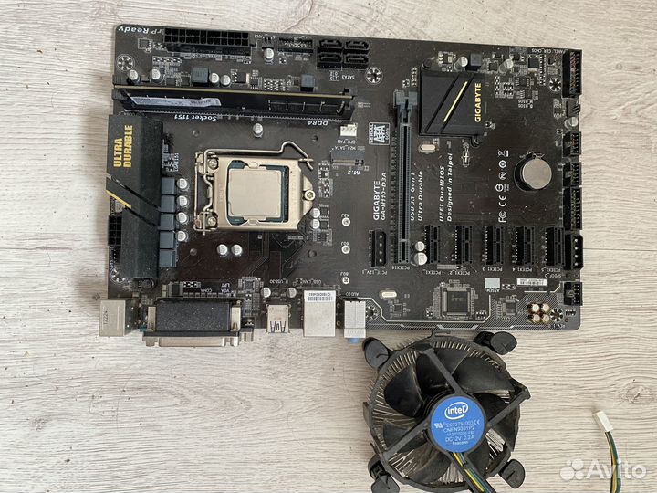 Продам материнскую плату+ процессор+Планка