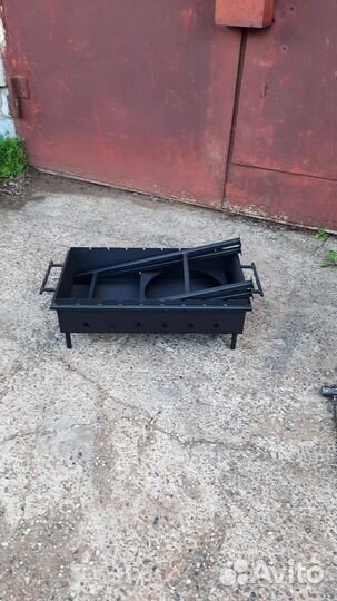 Мангал складной с подставкой под казан