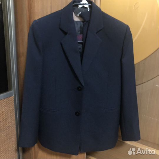 Школьный костюм для мальчика синий 128