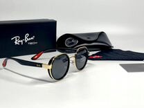 Очки Ray Ban Ferrari золотые