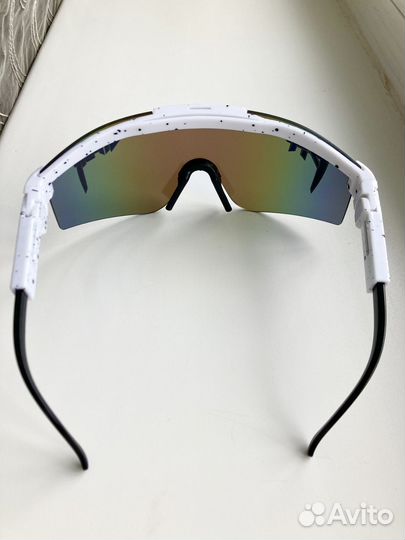 Очки Pit Viper зеркальные белые солнцезащитные