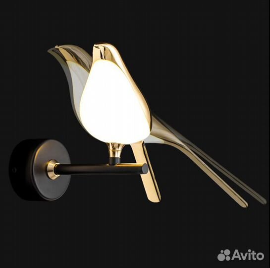 Настенный светильник / бра птичка