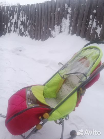 Коляска санки