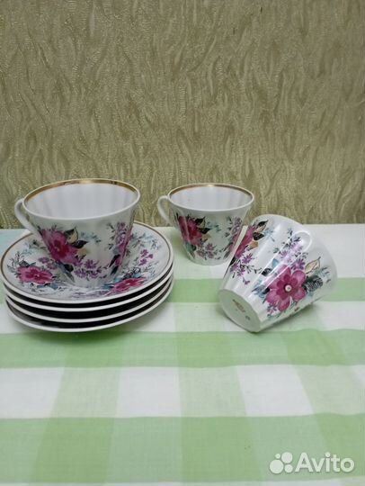 Чайно кофейный сервиз лфз СССР