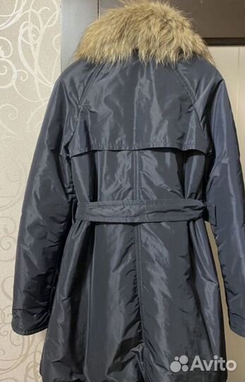 Пуховик тренч зимний 44/46