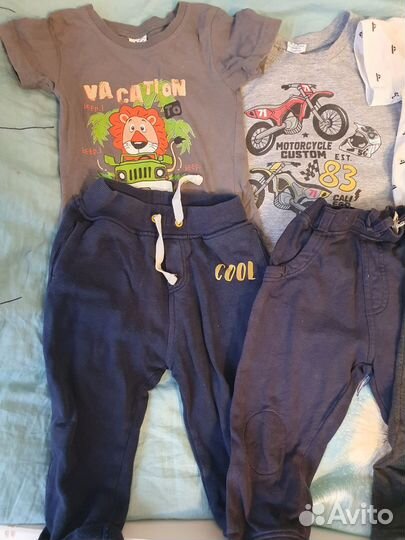 Вещи пакетом на мальчика 6-18 месяцев