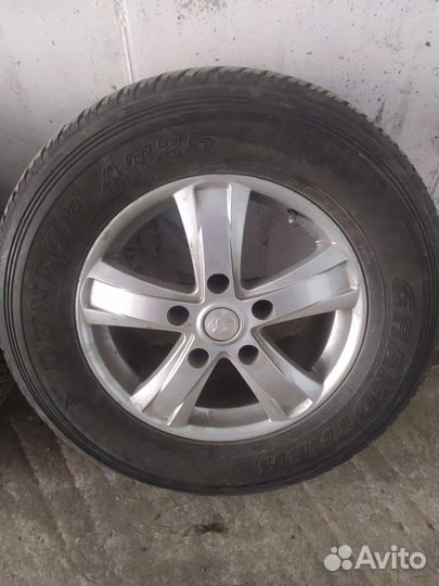 R18 Dunlop Grandtrek AT25 285/60, PCD 5x150 DIA 110