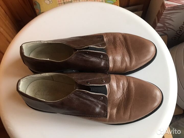 Ботинки из натуральной кожи