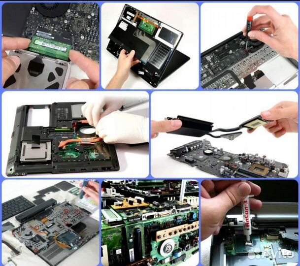 Ремонт телефонов, ноутбуков, компьютеров
