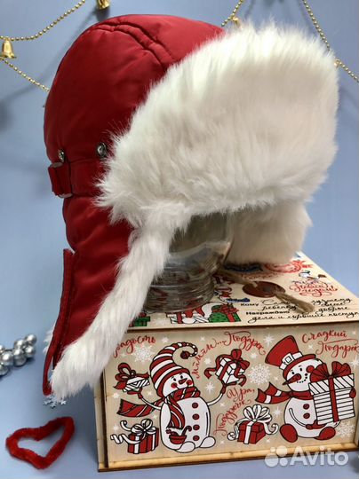 Шапка детская зимняя 48 50 52 Ушанка Теплая