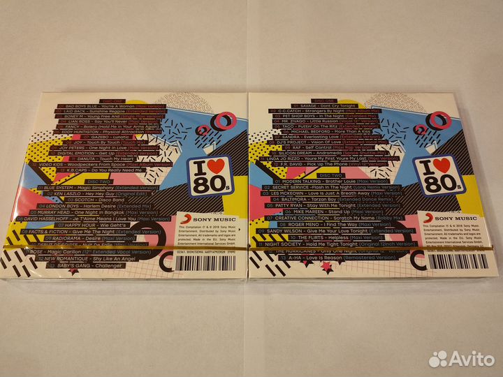 4x cd Maxi Disco I Love 80s - vol.1+2