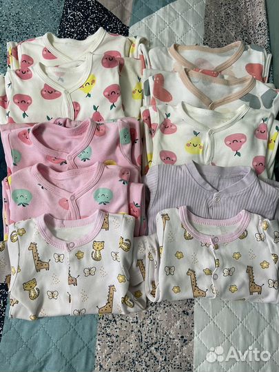 Вещи пакетом на девочку 62-68 см