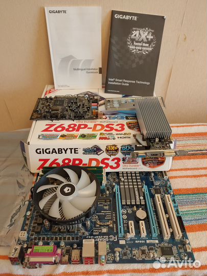 Материнская плата 1155 комплект