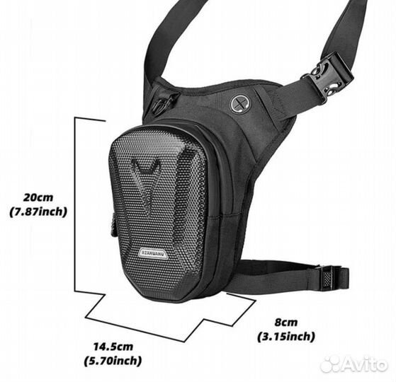 Мото сумка набедренная