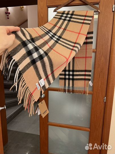 Шарф burberry кашемировый новый