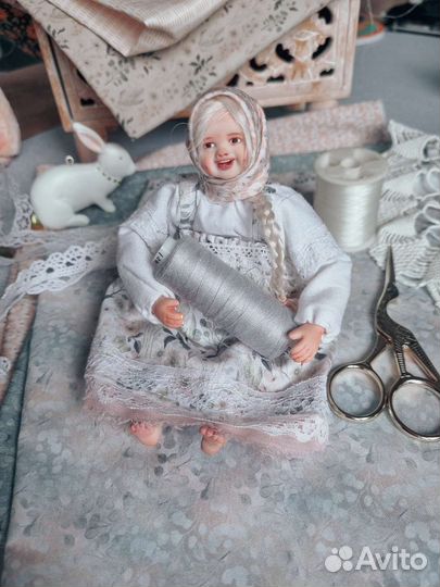 Интерьерная кукла ручной работы