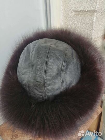 Шапка песцовая. Махеровый шарф