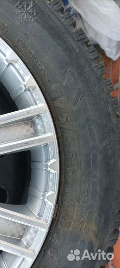 Колёса в сборе с декоративными колпаками r 14