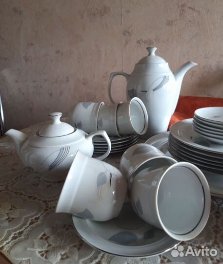 Чайно кофейный сервиз гдр