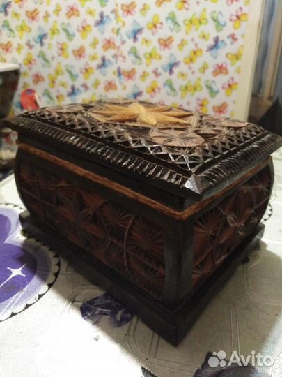 Шкатулка Резная дерево