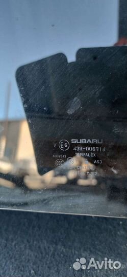 Стекло задней правой двери Subaru Forester SJ