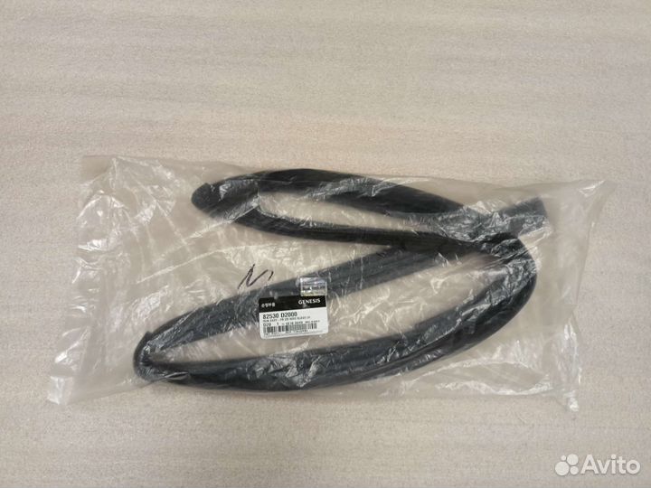 Уплотнитель стекла двери левой genesis G90