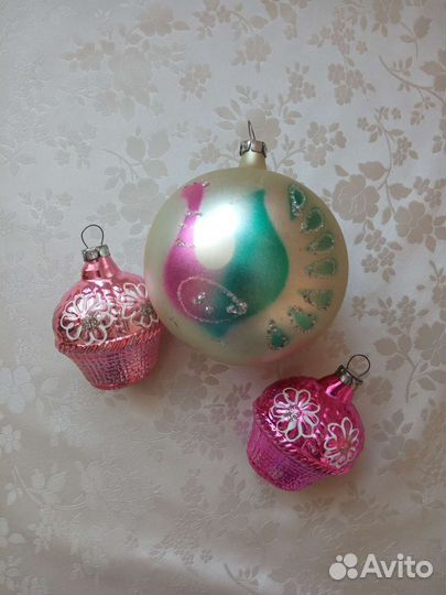 Елочные игрушки времен СССР