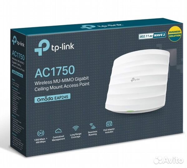 Точка Omada WiFi 5G TP-Link EAP245 V3 AC1750 Новая