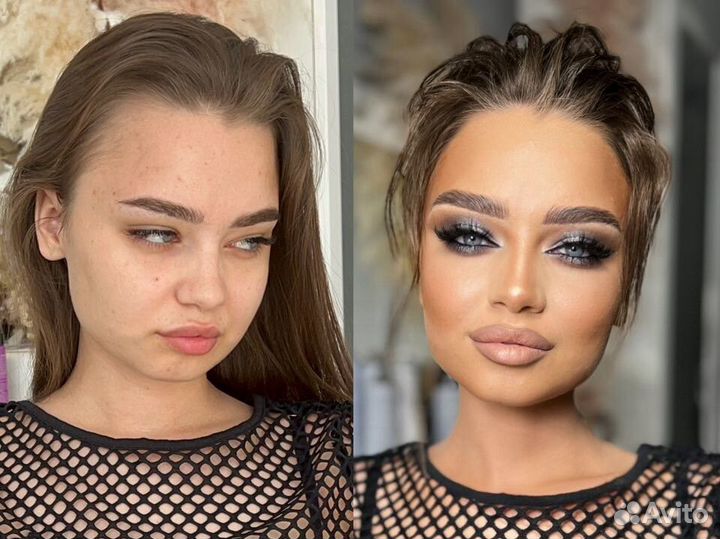 Макияж и прическа