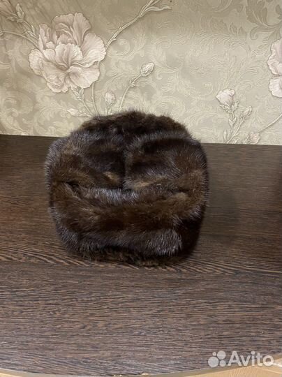 Норковая шапка мужская