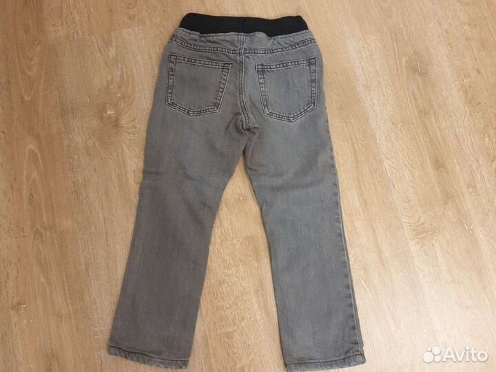 Утепленные джинсы на мальчика 116