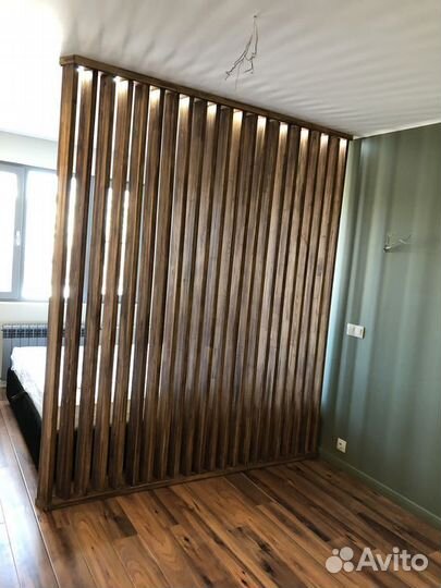 Перегородка декоративная из дерева