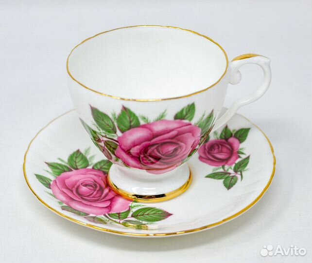 Чайная пара Royal Grafton, костяной фарфор, Англия