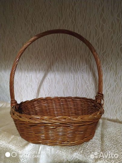 Корзина большая плетёная, в т.ч. декоративные