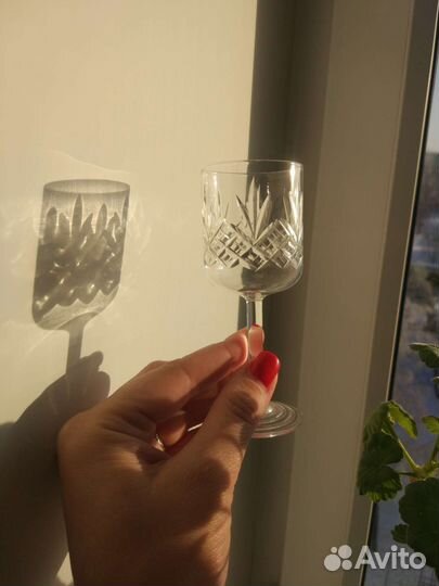 Фужер, рюмки, бокал ссср. Цветное стекло