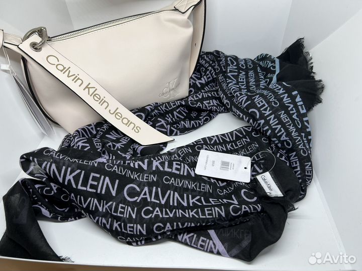 Платок(шарф, палантин) calvin klein. Оригинал