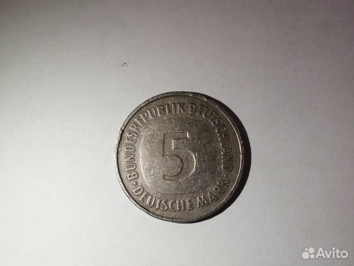 Монета из Германии 1975 года