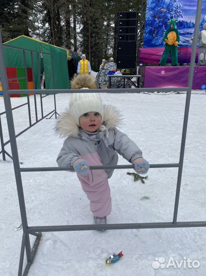 Зимний комбинезон для девочки 86