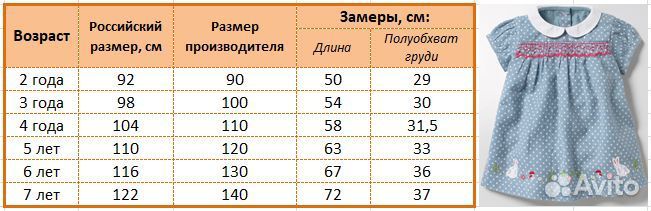 Платье для девочки 92 98 104 110 116 122