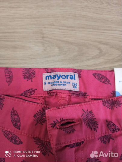 Шорты на девочку Mayoral р. 134 новые