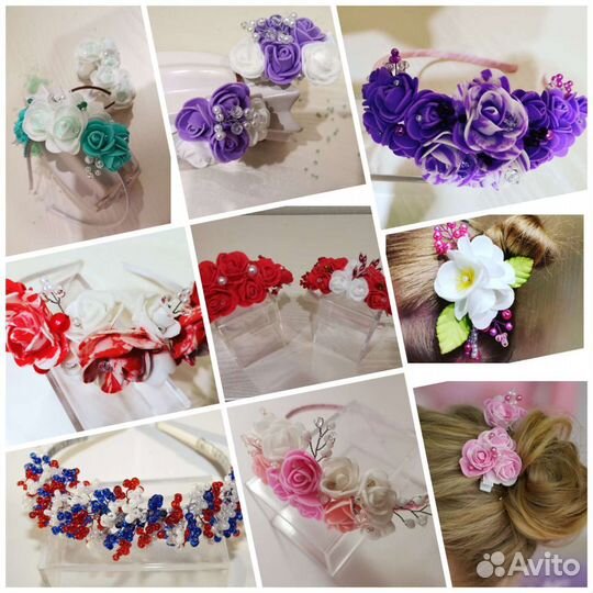 Заколки, ободки, гребни для волос