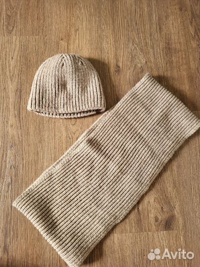 Комплект шапка и шарф