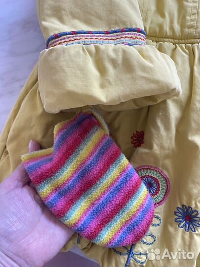 Пальто для девочки 110 116
