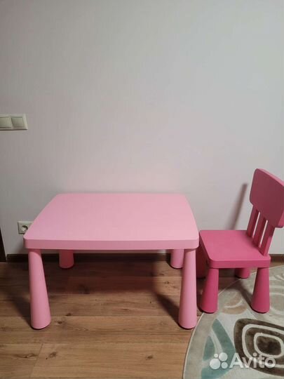 Детский стол и стул для детей