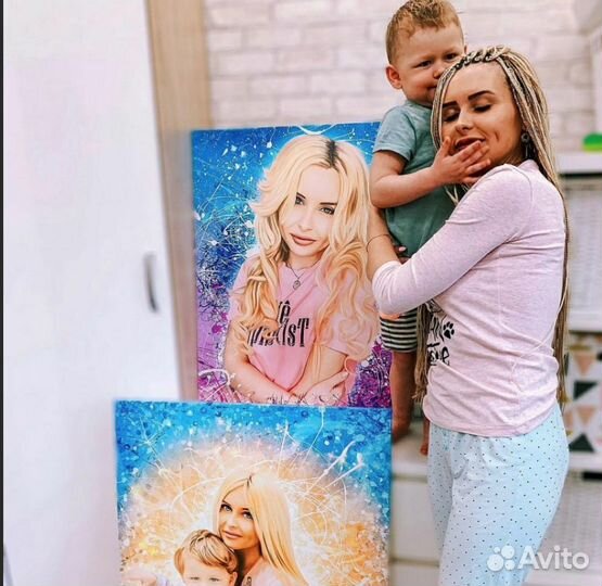 Портрет по фото на холсте art01