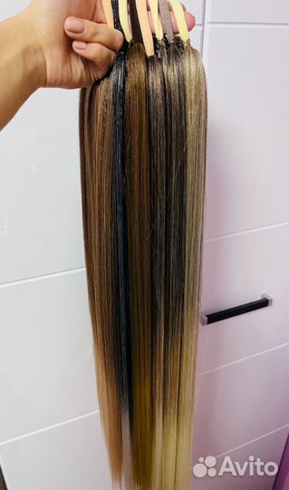 Хвост волосы на резинке