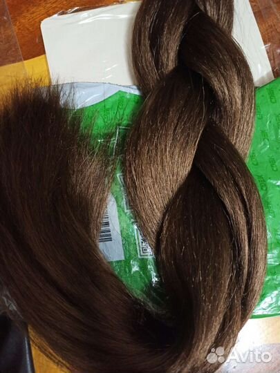 Парик, хвост на резинке 60 см