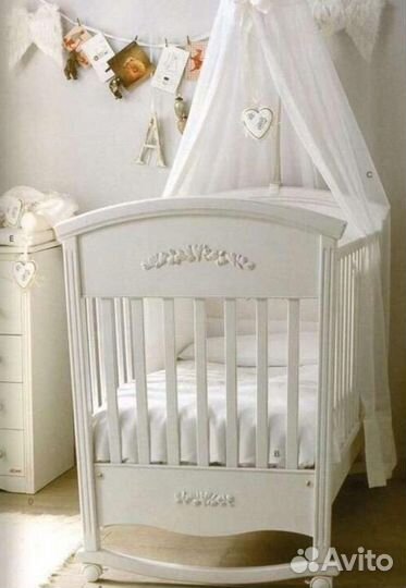 Детская кроватка + матрасик