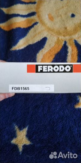 Передние колодки ferodo FDB1565