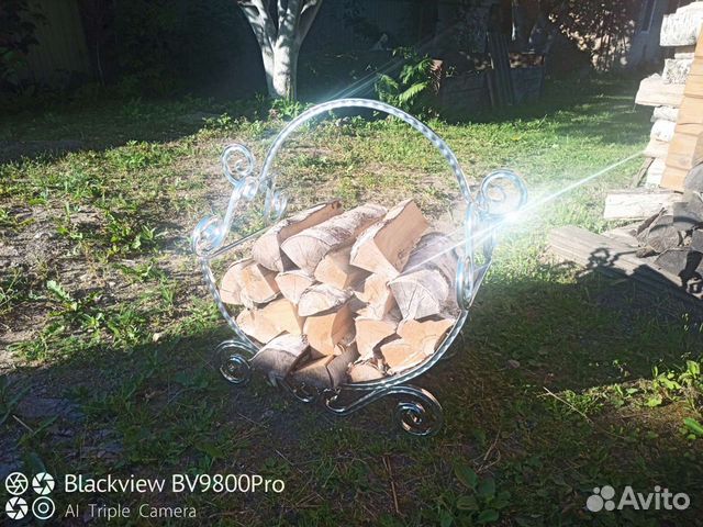 Кованная дровница